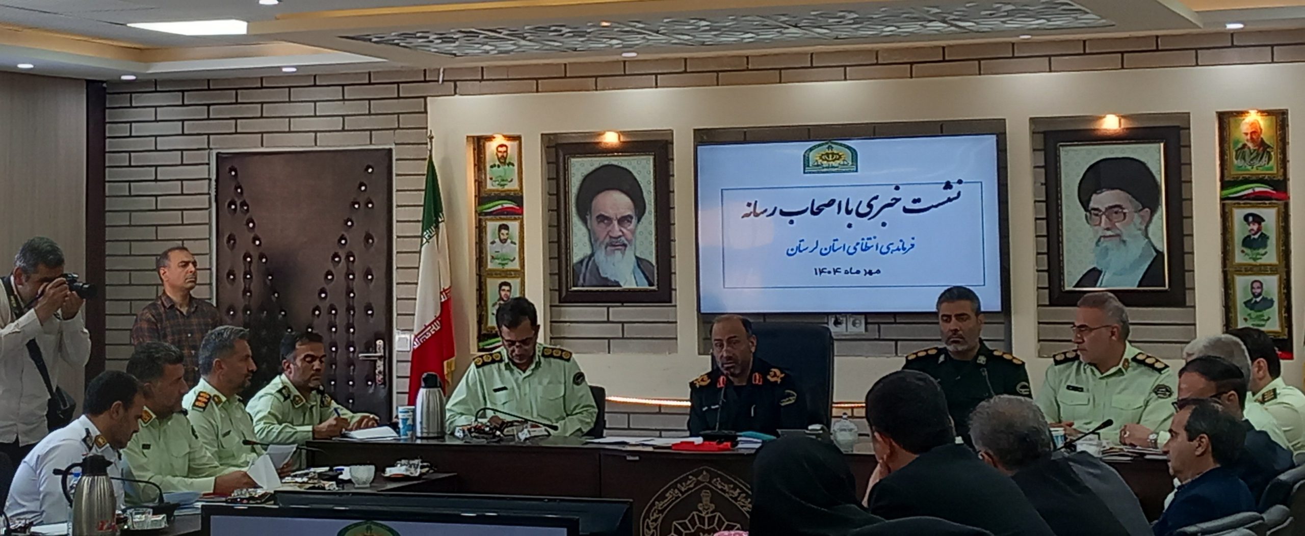 نشست خبری فرماندهی انتظامی استان لرستان برگزار شد