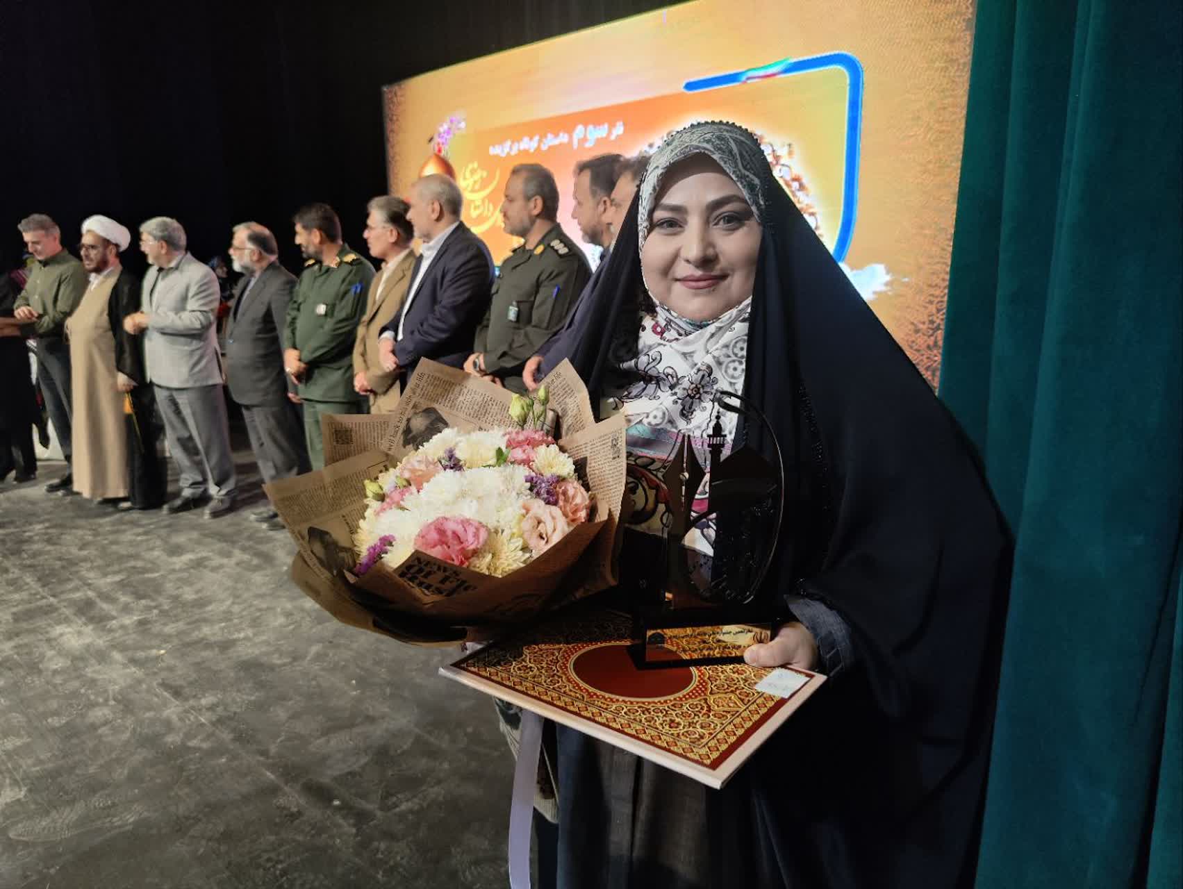 درخشش روابط عمومی انتقال خون در شانزدهمین جشنواره ملی داستان رضوی/ پگاه دالوند رتبه دوم کشور را کسب کرد