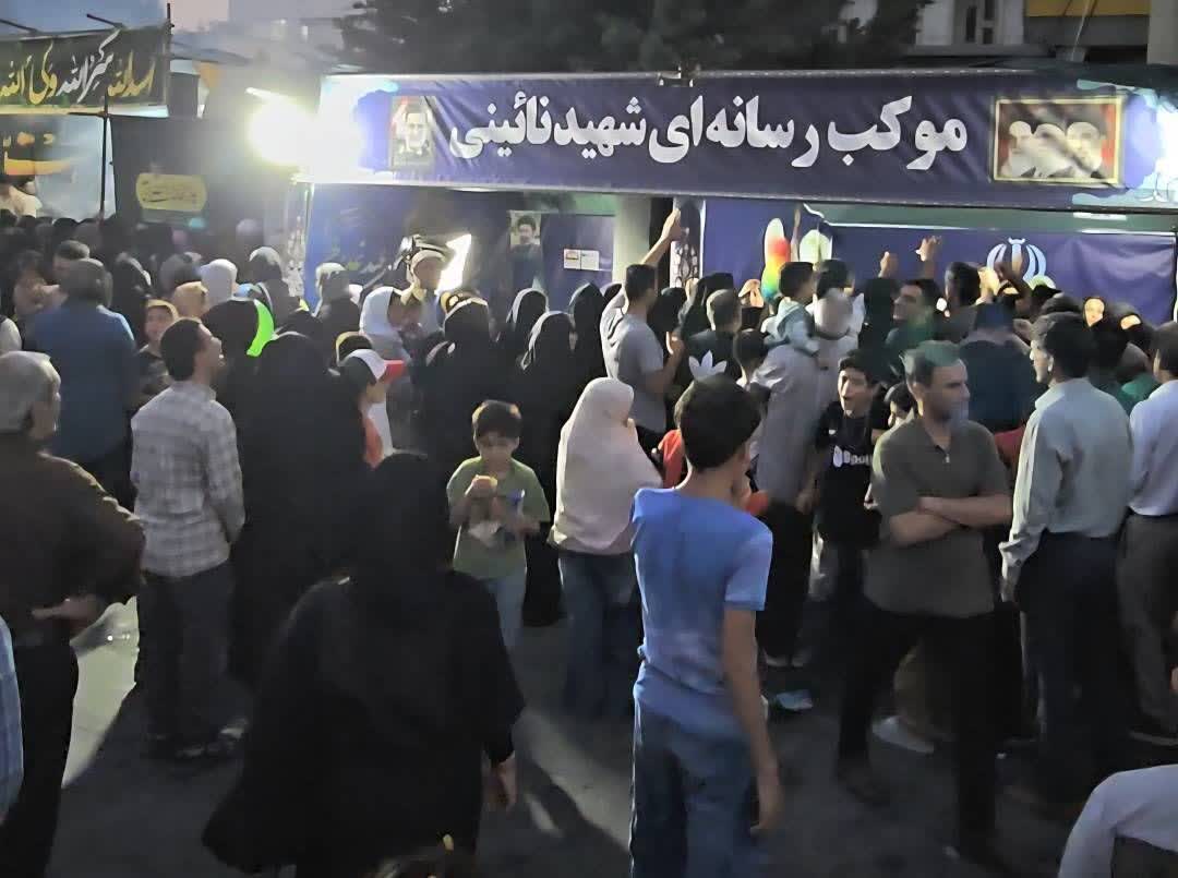 گزارش تصویری اول از بخش روایت حضور موکب رسانه ای شهید نائینی